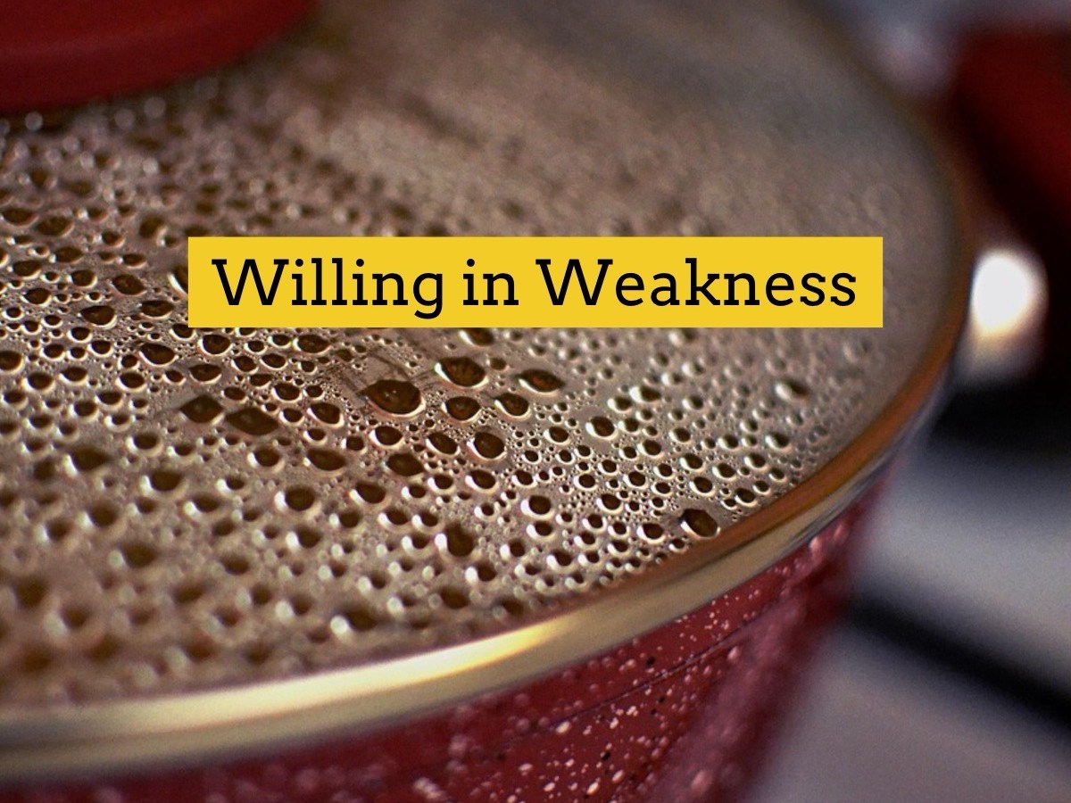 Willing in Weakness
